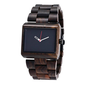 Dřevěné hodinky  -  Rectangle