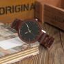 Dřevěné hodinky  -  Edison
