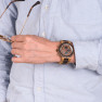 Dřevěné hodinky  -  Brown