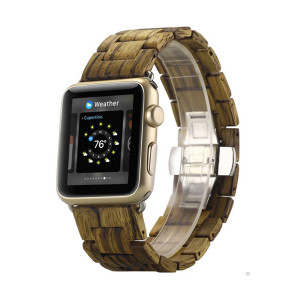 Apple Watch - Řemínek 42 mm (Zebrano)